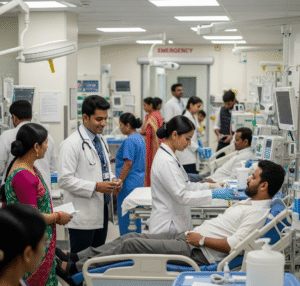 Emergency care Diagnostic imaging at Asra hospital Venkatagirikota