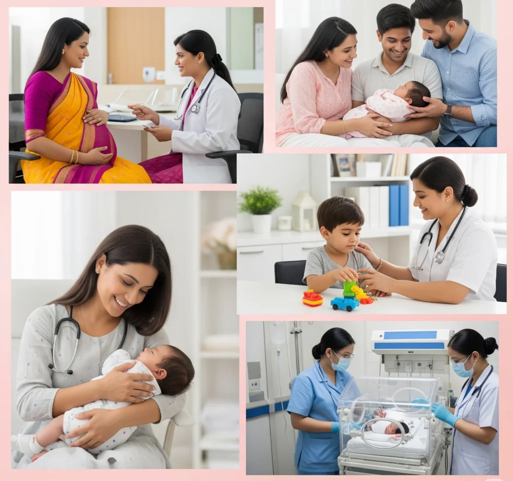 Easy insurance claim process for pregnancy and child care at Asra Hospital