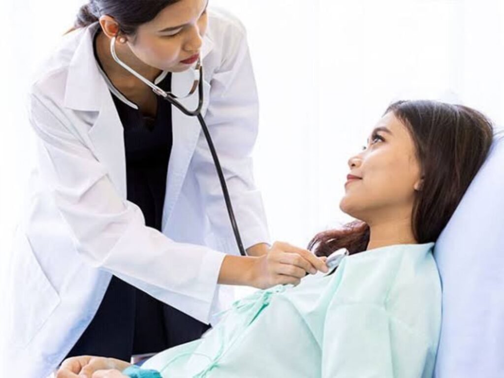 General health checkups for mother and baby in Asra hospital